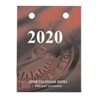 Collins Top Opening Calendar Refill 2014 Dimensions:100x75mm Each Each