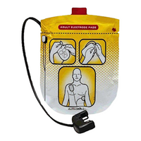 Defibtech Lifeline Adult Defibrillator Pads Package for Lifeline View/Pro/ECG AED, Disposable Pads, 1 Pair/Pack Pack