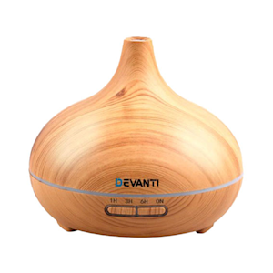 Devanti LED Aroma Diffuser, 300mL, with Remote Control, Polypropylene, Each