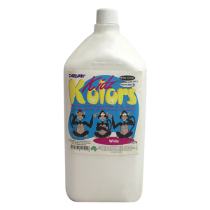Kidz Kolors White 2 Litre Each