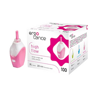 DropSafe ErgoLance Safety Lancet High Flow, 21G x 2mm, Sterile, Pink, 100 Pieces/Box