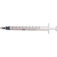 Livingstone Syringe, 1ml, Luer Slip, Tuberculin, White Plunger, Latex Free, Hypoallergenic, Sterile, 100 Pieces/Box (Expiry: 30/09/2026)