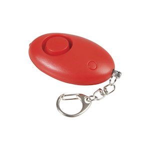 Mini Personal Alarm with Torch Keychain, 130dB Loud Siren, Red, Each Each