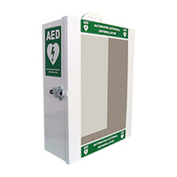 CardiAct AED Defibrillator Wall Cabinet, Perspex Clear Front, 45 x 35.5 x 14.5cm, Each Each