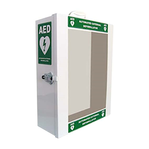 CardiAct AED Defibrillator Wall Cabinet, Perspex Clear Front, 45 x 35.5 x 14.5cm, Each Each