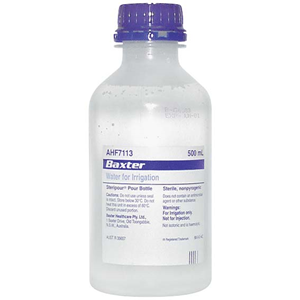 Baxter Water for Irrigation, 500ml, 15/Carton (AHF7113) Kit