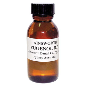 Ainsworth Eugenol Liquid, 25ml, BP Zinc Oxide, Each Each
