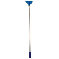 Livingstone Lock Clamp Mop Handle, Aluminium, Blue, Each Each