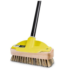 Scrub Brush with Handle, Heavy Duty, for Patio, Deck Each