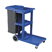 Janitors Cart H965Xw465Xd1130 mm Blue Each