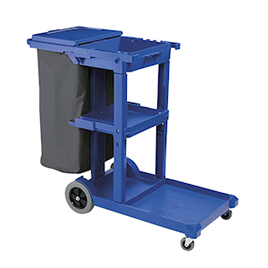 Janitors Cart H965Xw465Xd1130 mm Blue Each