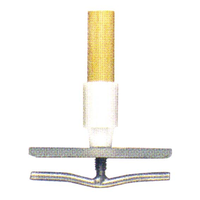 Lacquered Handle with Cla Each