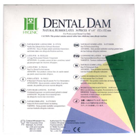 HYGIENIC RUBBER DAM DARK HVY 6x6in 36/PK Pack