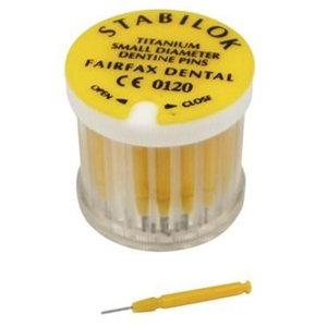 ARGUS DENTIN PINS YELLOW. 40PINS+1DRILL Each