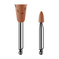 Shofu Brownie Polishers, Shank FG, Shape Cup, No 0411, 12/Pack Pack