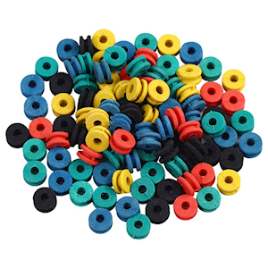 Elite Grommet Doughnut Hamburger Style, 100/Bag Bag