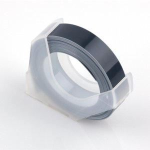 TAPEWRITER TAPE DYMO 9MM X 3M BLACK EACH Each