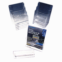 BROCHURE HOLDER TAYMAR A4 CLR F/STAND EACH Each