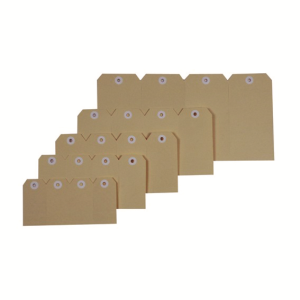 SHIPPING TAGS NO.6 BUFF 67X134MM BOX/1000 Box