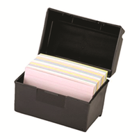 GUIDE CARD BOX SWS 3"X5" BLACKEACH Each