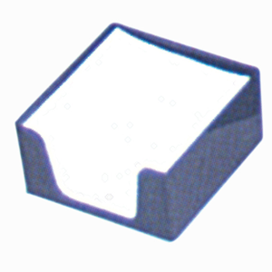 MEMO CUBE PLASTIC+ 500 SHEETS BLACK EACH Each