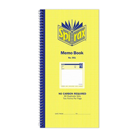 Spirax No. 551, Memo Book, 80 Duplicate Sets, Each Each