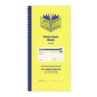 Spirax No. 552, Petty Cash Book, 160 Duplicate Sets, Each Each