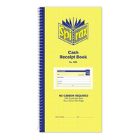Spirax No. 553, Cash Receipt Book, 160 Duplicate Sets, Each Each
