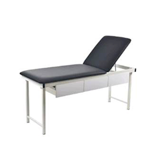 Livingstone Free Standing Examination Couch, 195(L) x 71(W) x 72(H) cm, Padding: 5cm, Weight Capacity: 280Kg, with Three Drawers, Each Each