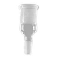 Monash Adapter, Expansion, Socket Joint 34/35, Cone 19/26, Borosilicate Glass, Each Each