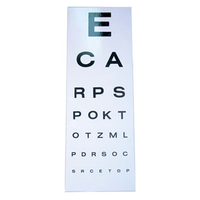 Eye Chart, 61 x 22cm, Laminated, Each