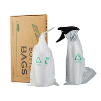 Ez Green Option Bottle Bags, 15 x 25cm, Clear, 250 Pieces/Pack Pack