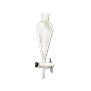 Separating Funnel, 125mL, No Stopper, European Glass, Each Each
