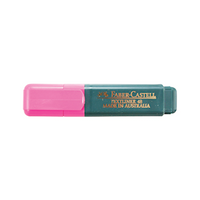 Faber-Castell Highlighter, Textliner 48, Superfluorescent, Chisel Point, Pink, Each