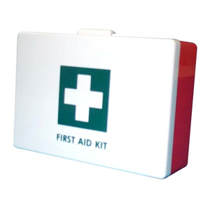 Unbranded First Aid Empty Recyclable Plastic Case, Mini, 14 x 9.7 x 4.5 cm, Red, Each