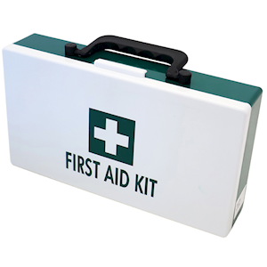 Unbranded First Aid Empty Recyclable Plastic Case, Mini, 14 x 9.7 x 4.5 cm, Red, Each
