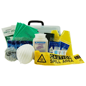 Livingstone Chemical Spill Kit, with Instruction Sheet, Each Each