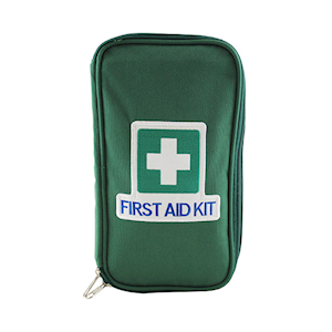 First Aid Empty Oxford Cloth Case Everyday Use 21(L) x 13(W) x 6(H) cm, Small, Blue, Each
