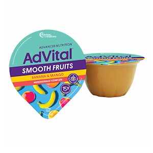 Flavour Creations Smooth Fruits, Banana Mango, 120g, 36 Cups/Pack Pack