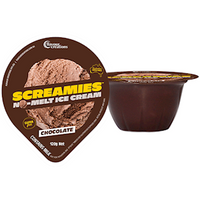 Flavour Creations Screamies No-Melt Ice Cream, Chocolate, 120g, 12 Pieces/Pack Pack