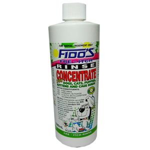 Fido's Fre-Itch Rinse Concentrate for Dogs, Cats, Kittens & Cage Birds