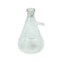 Buchner Filter Flask, 500ml, Conical, 24/40 Socket, with Hose Connector, Borosilicate Glass, Each Each