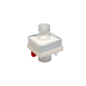 Multi Pleated Mechanical Air Filter with Gas Sampling Port, High- Efficiency Particulate Air, Height: 77.7mm Width: 49.5mm, Each Each