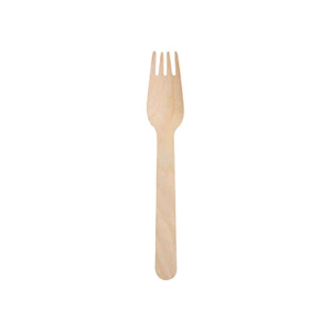 Closed Loop, Wooden Fork, 160mm, FSC 100pct Forest Birch, Coated, 1000 Pieces/Carton Carton