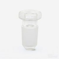 Lincon Glass Stopper, Socket Joint 24/29, Hexagonal Head, Hollow with Tip, Borosilicate Glass, Each Each