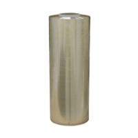 Castaway Perforated Film Wrap, Polyvinyl Chloride (PVC), Clear, 35cm, 3 Rolls/Carton Each