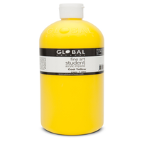 STUDENT ACRYLIC COOL YELLOW 1 LITRE Each