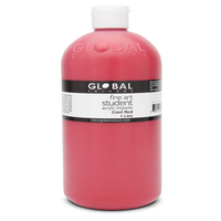 STUDENT ACRYLIC COOL RED 1 LTR Each