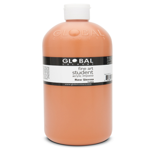 STUDENT ACRYLIC RAW SIENNA 1L Each
