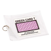 Getinge Bowie Dick Test Green Card, Air Removal and Steam Penetration Test, 15 x 15 x 10 cm, 15 Pieces/Pack Pack